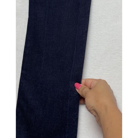 Express Selvedge Denim Men's W28 L30 Buttonfly Slim Fit Dark Blue Jeans - Picture 16 of 16